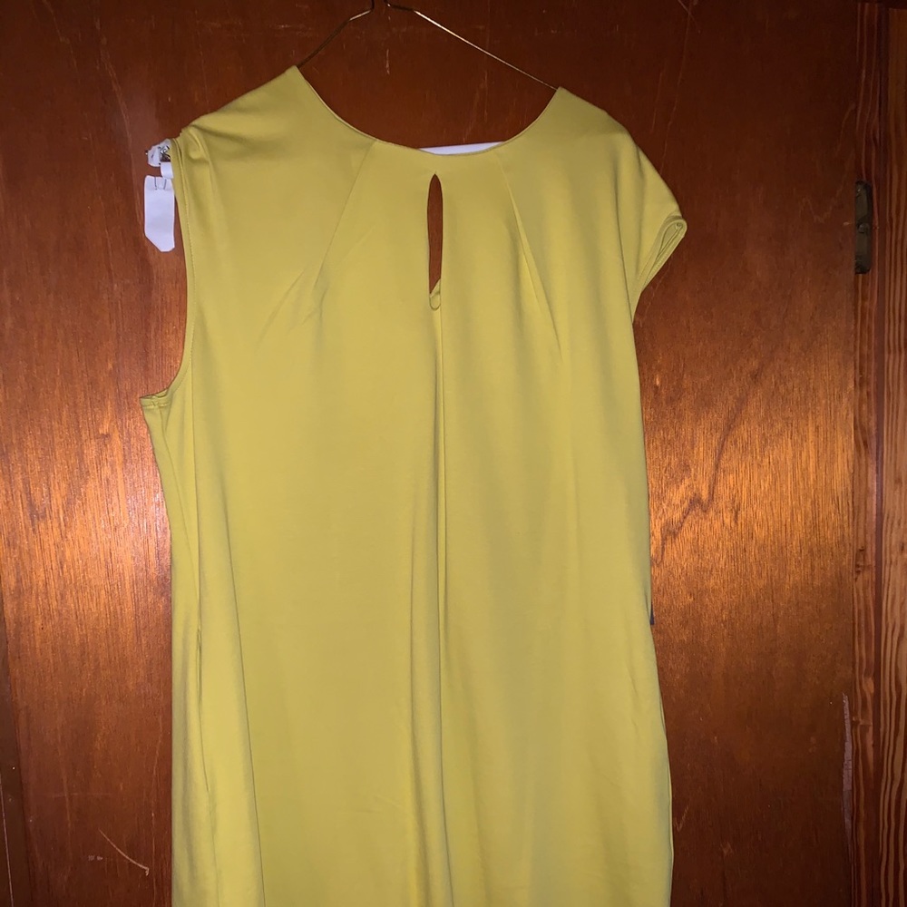 Keyhole Dress Lime Green